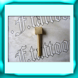 Brass square with a brass M4 thread Code - D0004