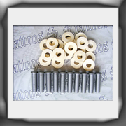 10x 1.25 Inch Coil Cores And 20x Wooden Washers Code CH/0004